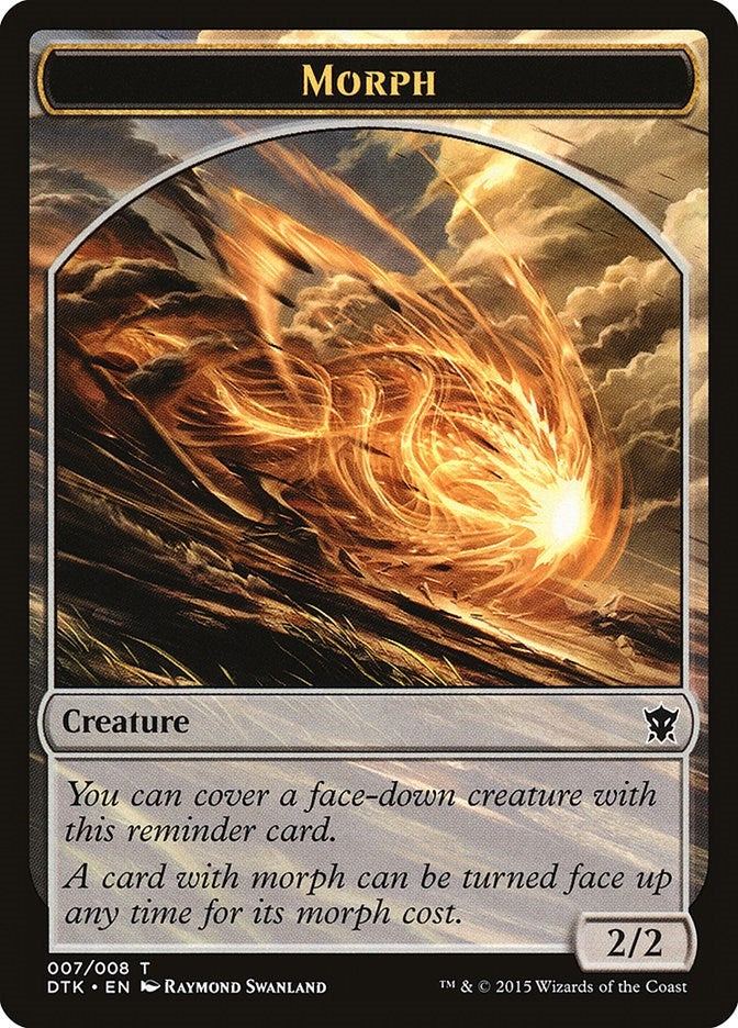 Image for Morph Token (Dragons of Tarkir) (7) - Magic: The Gathering