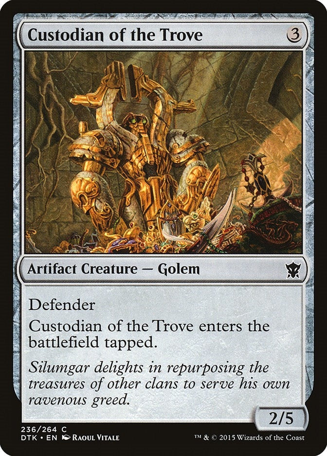 Image for Custodian of the Trove (Dragons of Tarkir) (236) - Magic: The Gathering