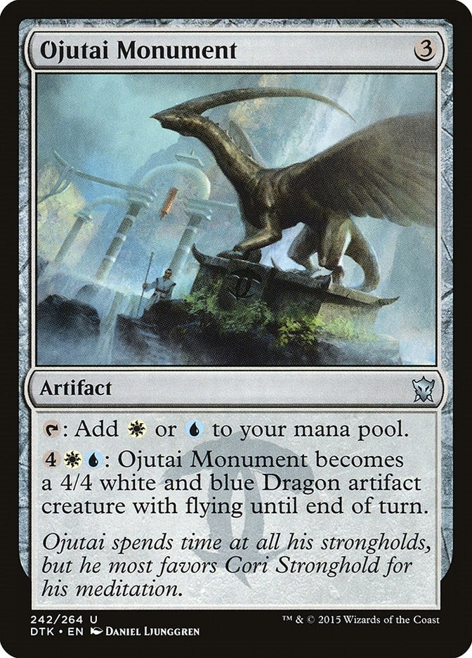 Image for Ojutai Monument (Dragons of Tarkir) (242) - Magic: The Gathering