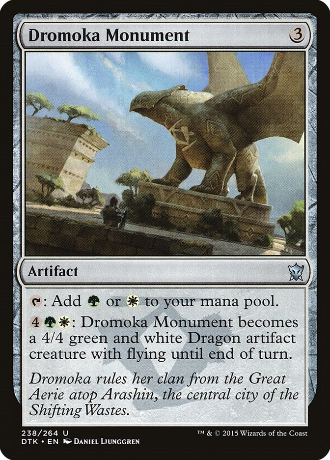 Image for Dromoka Monument (Dragons of Tarkir) (238) - Magic: The Gathering