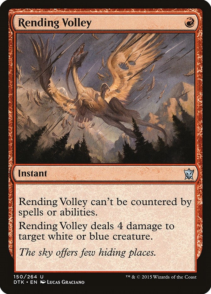Image for Rending Volley (Dragons of Tarkir) (150) - Magic: The Gathering