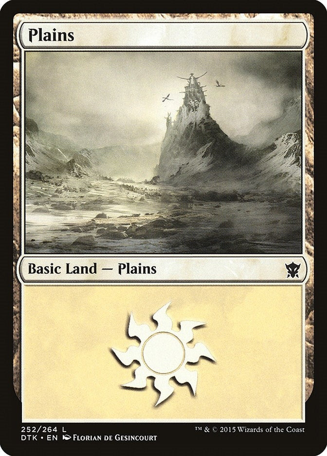Image for Plains (252) (Dragons of Tarkir) (252) - Magic: The Gathering