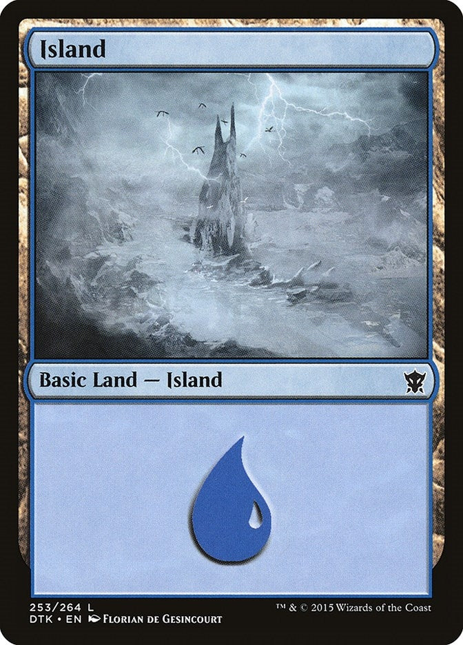 Image for Island (253) (Dragons of Tarkir) (253) - Magic: The Gathering