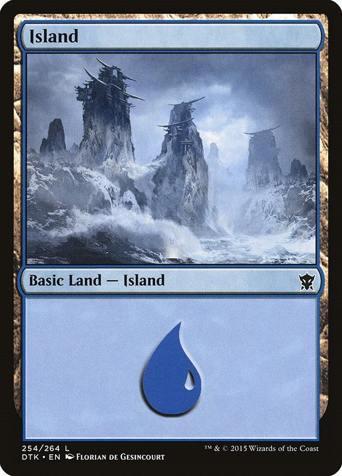 Image for Island (254) (Dragons of Tarkir) (254) - Magic: The Gathering
