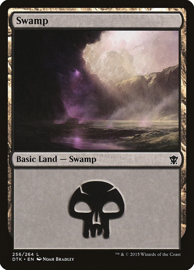 Image for Swamp (256) (Dragons of Tarkir) (256) - Magic: The Gathering