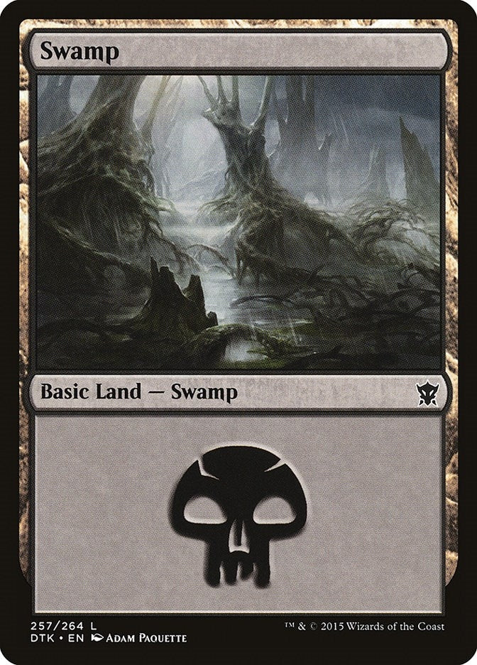Image for Swamp (257) (Dragons of Tarkir) (257) - Magic: The Gathering