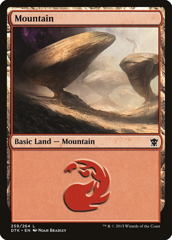 Image for Mountain (259) (Dragons of Tarkir) (259) - Magic: The Gathering