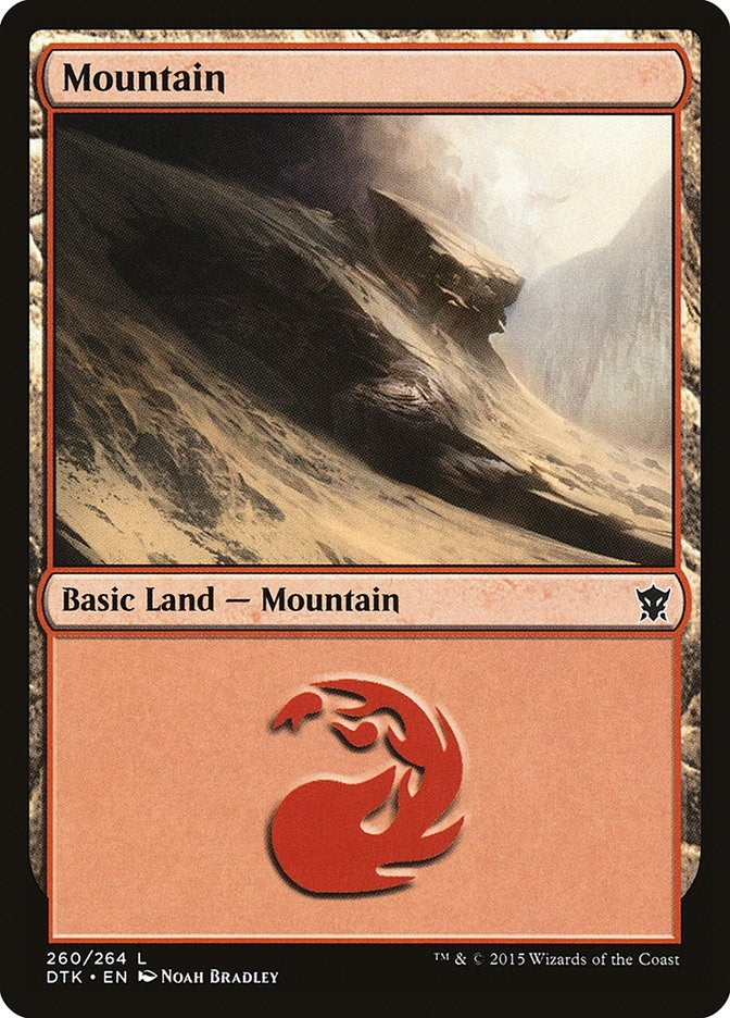 Image for Mountain (260) (Dragons of Tarkir) (260) - Magic: The Gathering