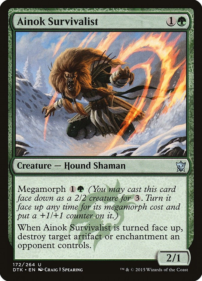 Image for Ainok Survivalist (Dragons of Tarkir) (172) - Magic: The Gathering