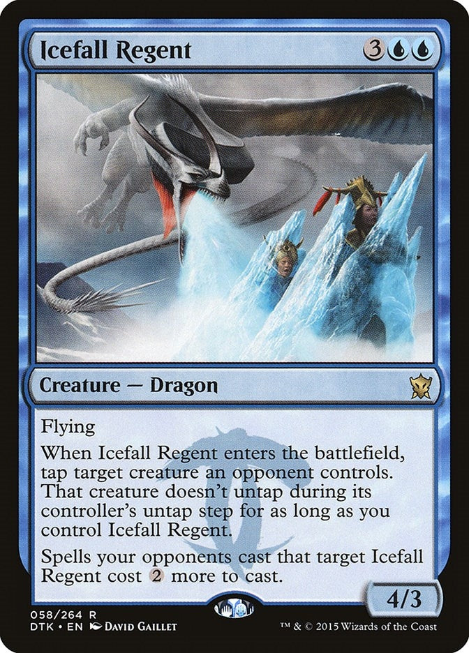 Image for Icefall Regent (Dragons of Tarkir) (58) - Magic: The Gathering