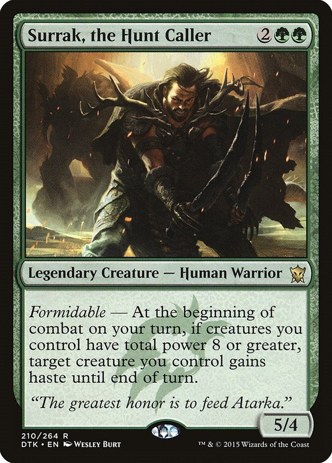 Image for Surrak, the Hunt Caller (Dragons of Tarkir) (210) - Magic: The Gathering