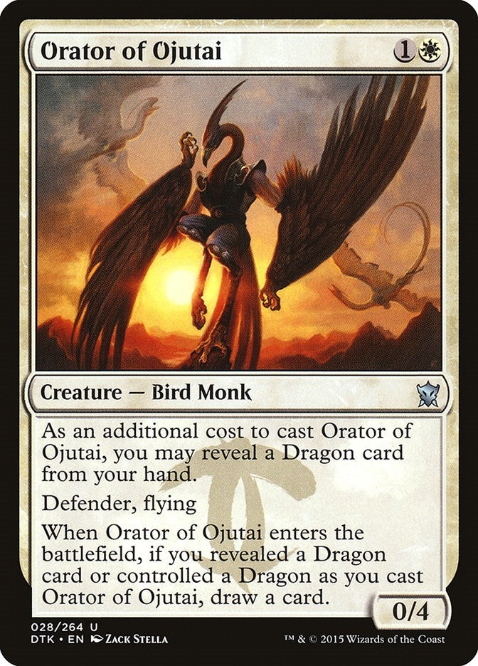 Image for Orator of Ojutai (Dragons of Tarkir) (28) - Magic: The Gathering
