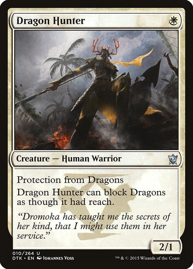 Image for Dragon Hunter (Dragons of Tarkir) (10) - Magic: The Gathering