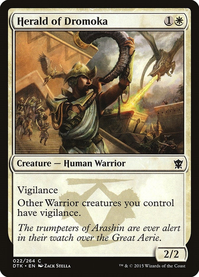 Image for Herald of Dromoka (Dragons of Tarkir) (22) - Magic: The Gathering