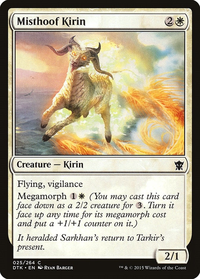 Image for Misthoof Kirin (Dragons of Tarkir) (25) - Magic: The Gathering