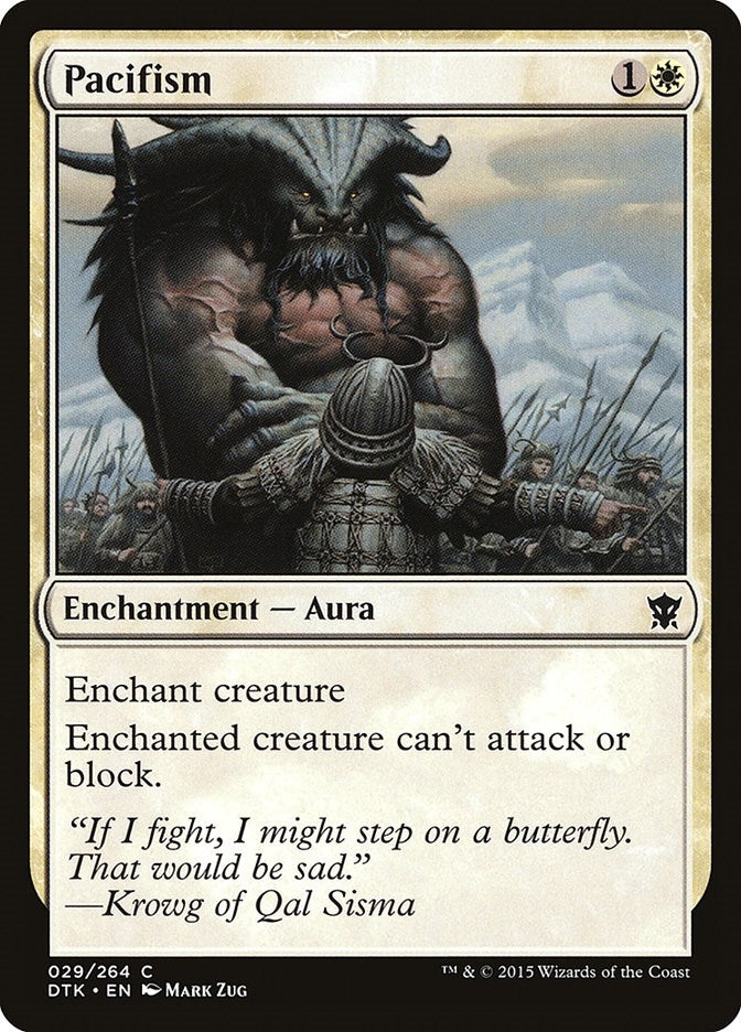 Image for Pacifism (Dragons of Tarkir) (29) - Magic: The Gathering