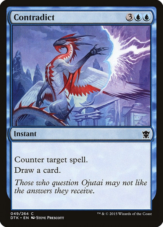 Image for Contradict (Dragons of Tarkir) (49) - Magic: The Gathering