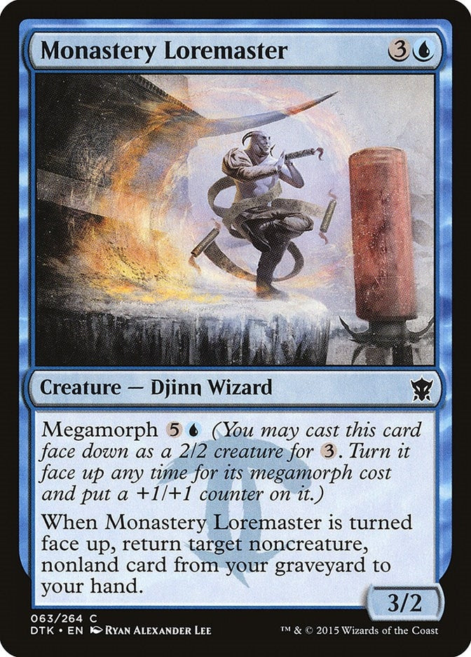 Image for Monastery Loremaster (Dragons of Tarkir) (63) - Magic: The Gathering