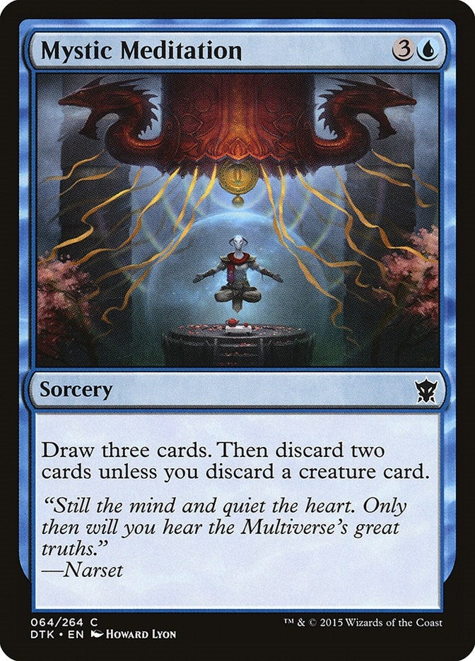 Image for Mystic Meditation (Dragons of Tarkir) (64) - Magic: The Gathering