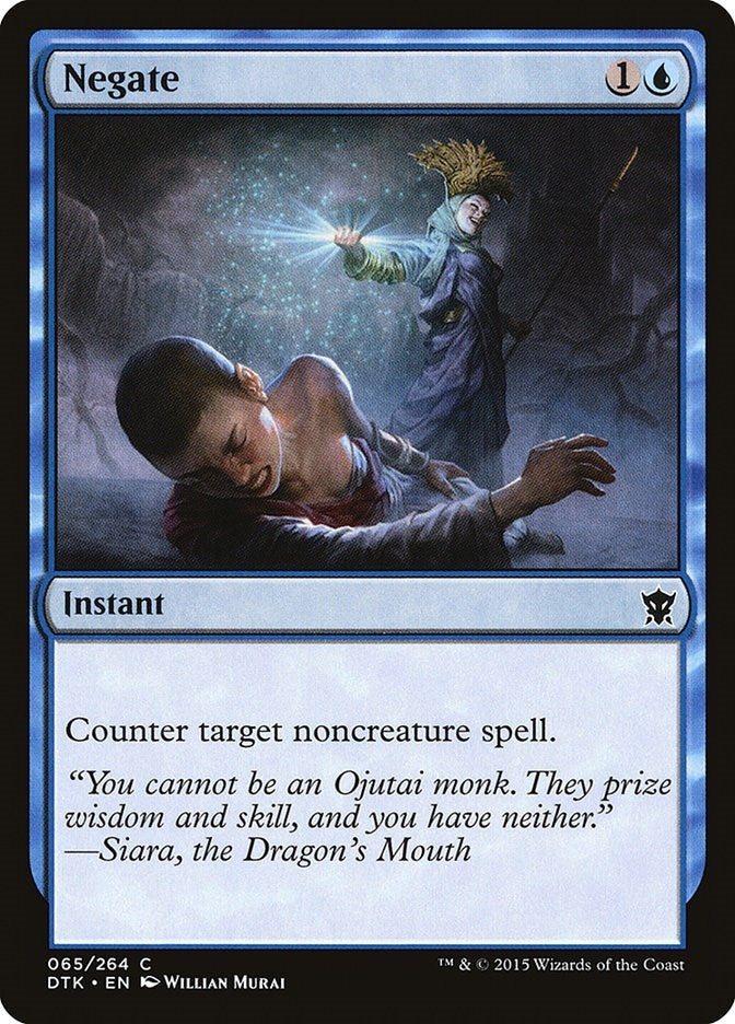 Image for Negate (Dragons of Tarkir) (65) - Magic: The Gathering