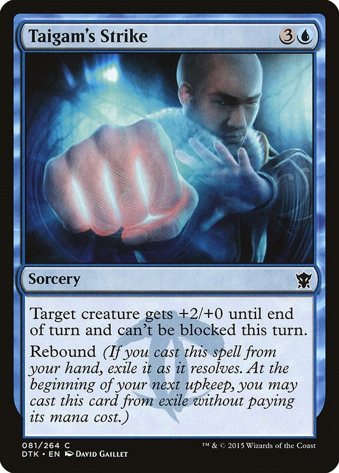 Image for Taigam's Strike (Dragons of Tarkir) (81) - Magic: The Gathering