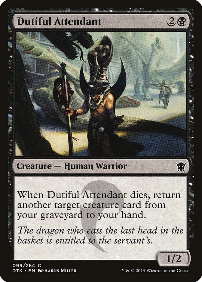 Image for Dutiful Attendant (Dragons of Tarkir) (99) - Magic: The Gathering