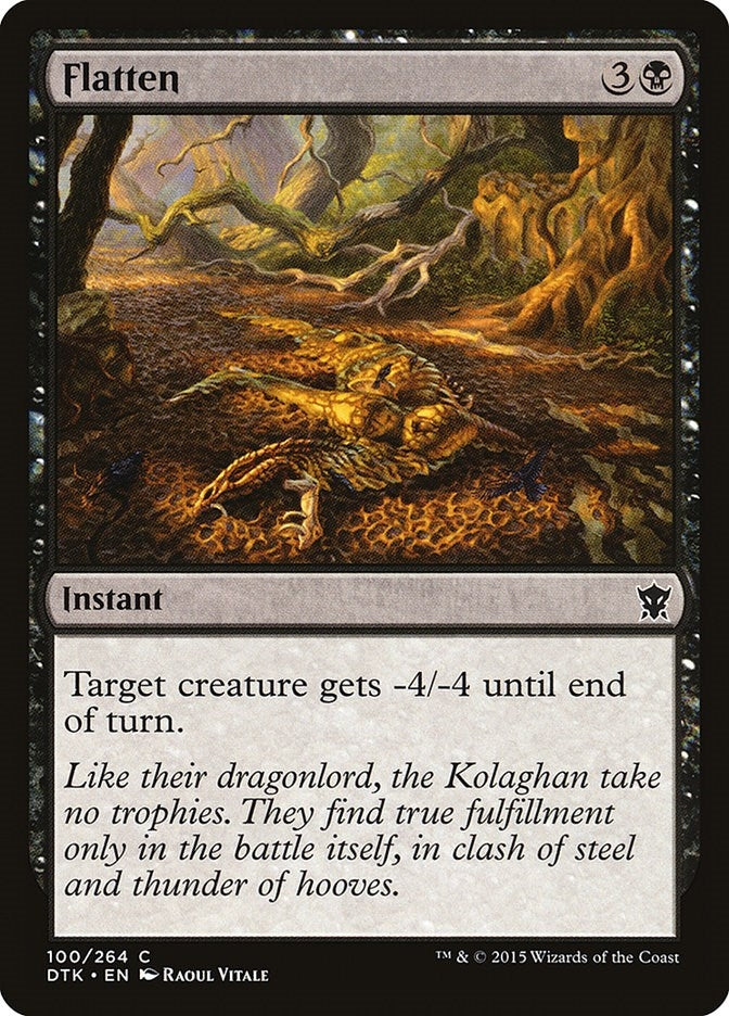 Image for Flatten (Dragons of Tarkir) (100) - Magic: The Gathering