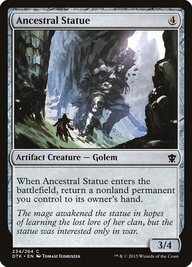 Image for Ancestral Statue (Dragons of Tarkir) (234) - Magic: The Gathering