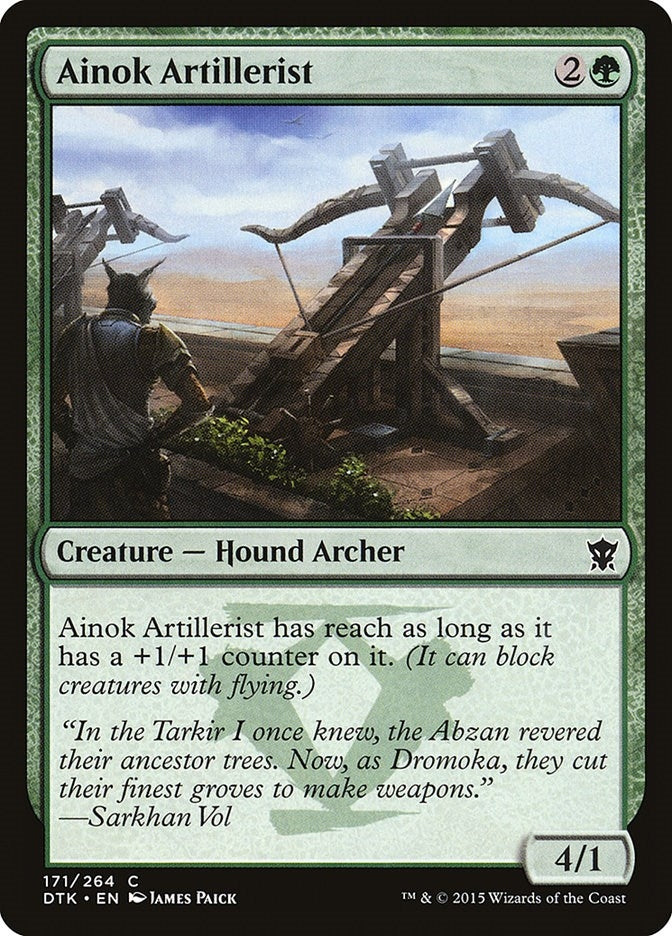 Image for Ainok Artillerist (Dragons of Tarkir) (171) - Magic: The Gathering