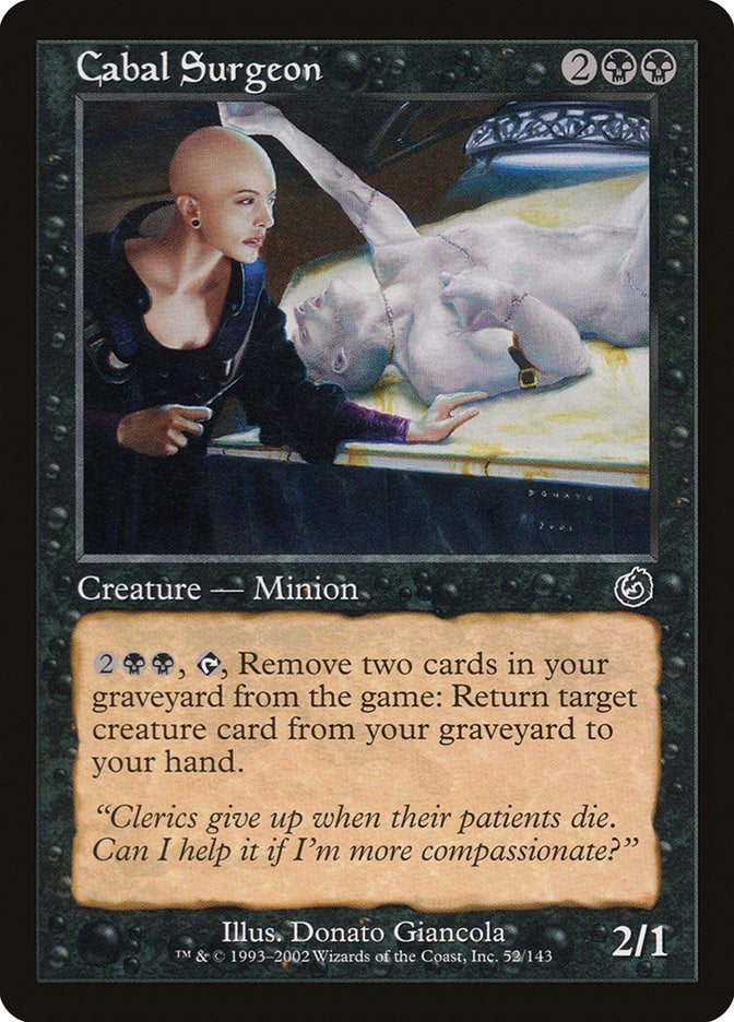 Image for Cabal Surgeon (Torment) (52) - Magic: The Gathering