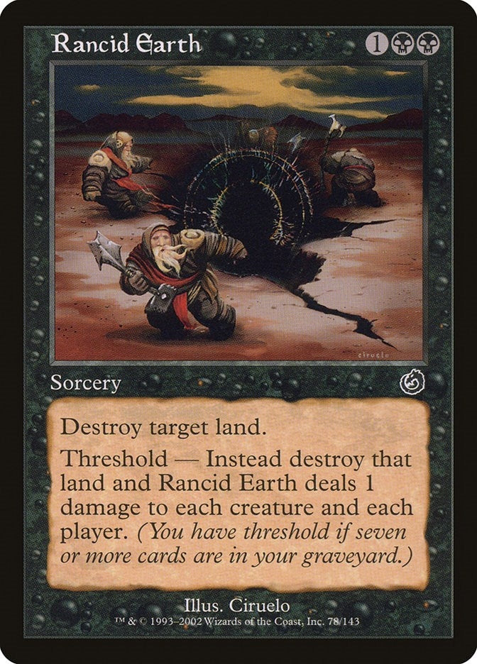 Image for Rancid Earth (Torment) (78) - Magic: The Gathering