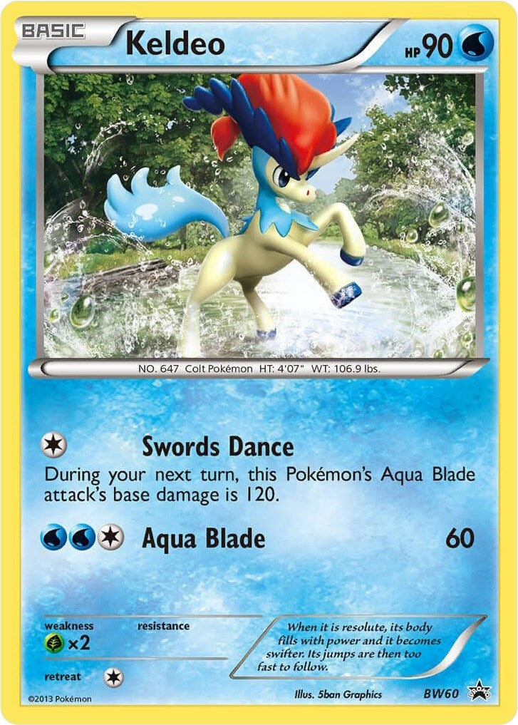 Image for Keldeo - BW60 (Black and White Promos) (BW60) - Pokemon