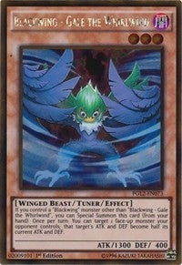 Image for Blackwing - Gale the Whirlwind (Premium Gold: Return of the Bling) (PGL2-EN073) - YuGiOh