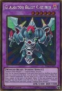 Image for Gladiator Beast Gyzarus (Premium Gold: Return of the Bling) (PGL2-EN079) - YuGiOh