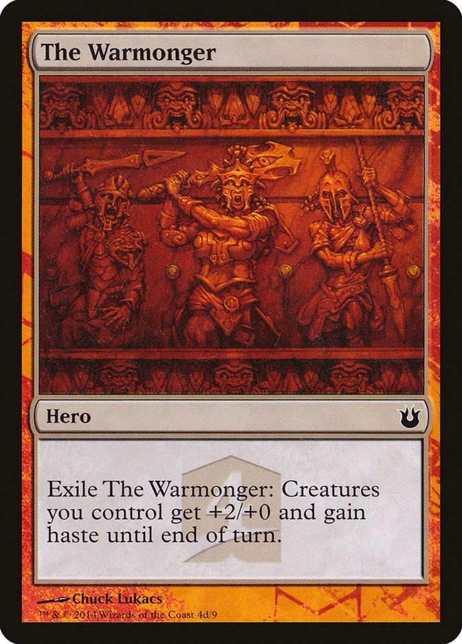Image for The Warmonger (Hero's Path Promos) (4d) - Magic: The Gathering
