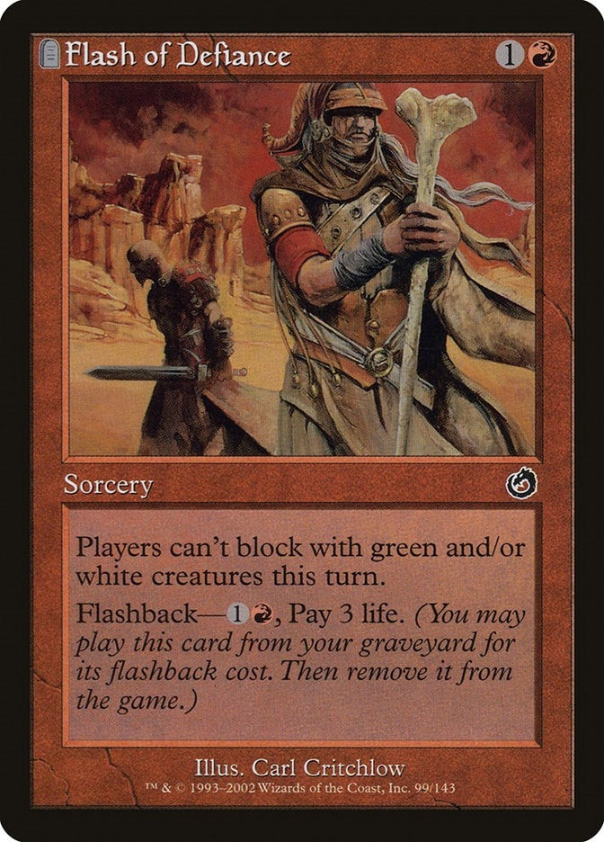 Image for Flash of Defiance (Torment) (99) - Magic: The Gathering
