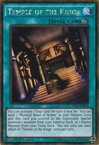 Image for Temple of the Kings (Premium Gold: Return of the Bling) (PGL2-EN056) - YuGiOh