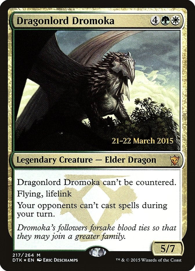 Image for Dragonlord Dromoka (Prerelease Cards) (217) - Magic: The Gathering