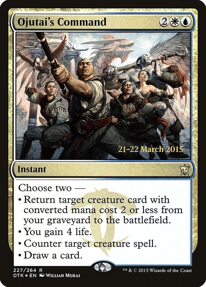 Image for Ojutai's Command (Prerelease Cards) (227) - Magic: The Gathering