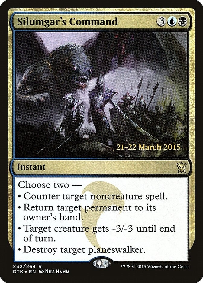 Image for Silumgar's Command (Prerelease Cards) (232) - Magic: The Gathering