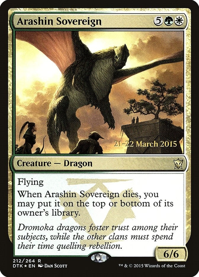 Image for Arashin Sovereign (Prerelease Cards) (212) - Magic: The Gathering