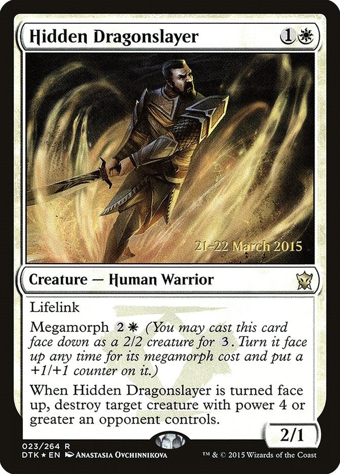 Image for Hidden Dragonslayer (Prerelease Cards) (23) - Magic: The Gathering