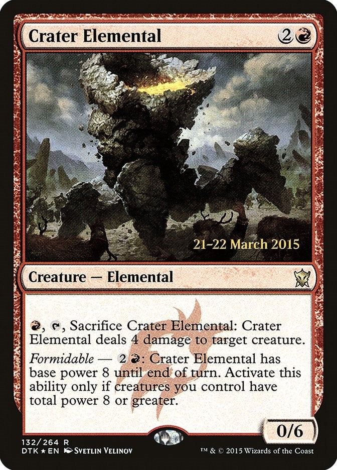 Image for Crater Elemental (Prerelease Cards) (132) - Magic: The Gathering