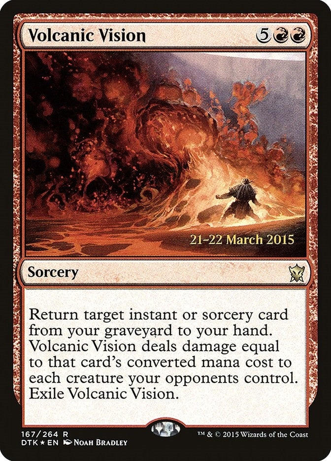 Image for Volcanic Vision (Prerelease Cards) (167) - Magic: The Gathering