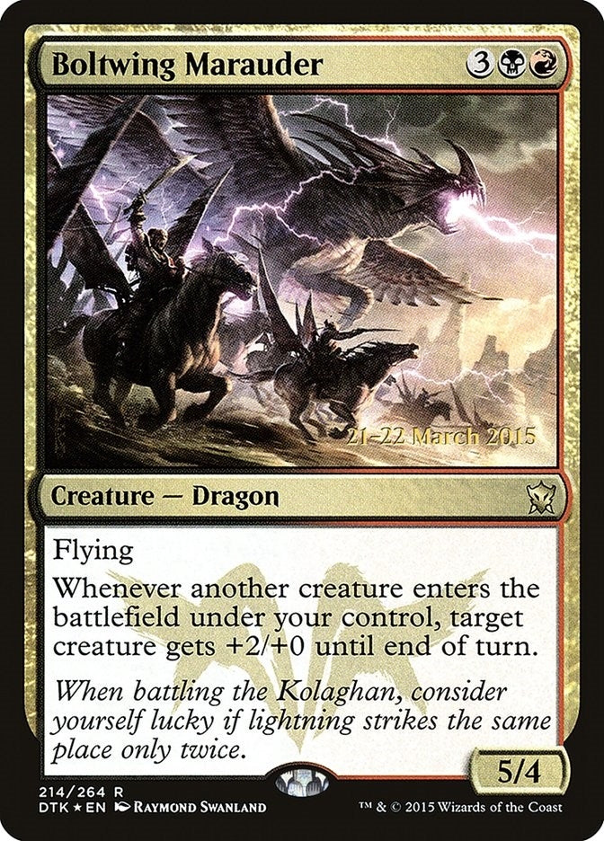 Image for Boltwing Marauder (Prerelease Cards) (214) - Magic: The Gathering