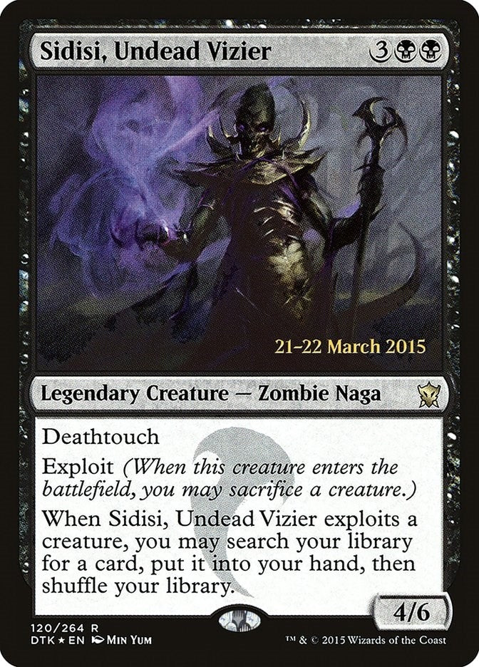 Image for Sidisi, Undead Vizier (Prerelease Cards) (120) - Magic: The Gathering