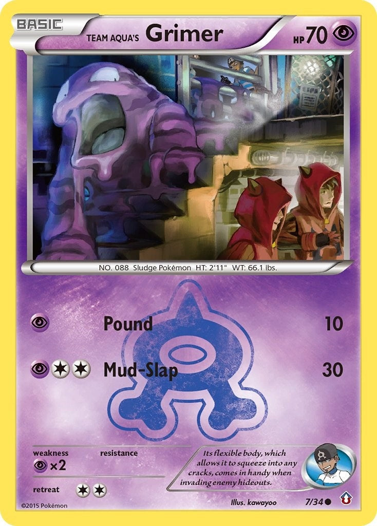 Image for Team Aqua's Grimer (Double Crisis) (7/34) - Pokemon
