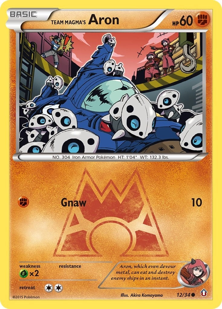 Image for Team Magma's Aron (Double Crisis) (12/34) - Pokemon