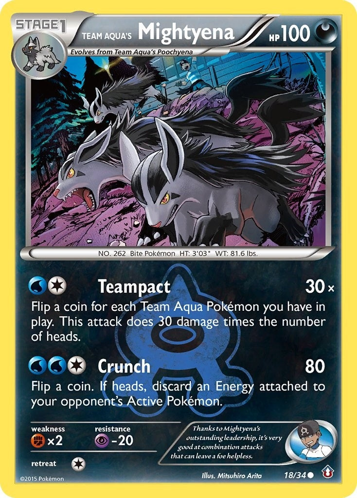 Image for Team Aqua's Mightyena (Double Crisis) (18/34) - Pokemon