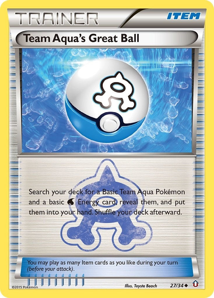 Image for Team Aqua's Great Ball (Double Crisis) (27/34) - Pokemon